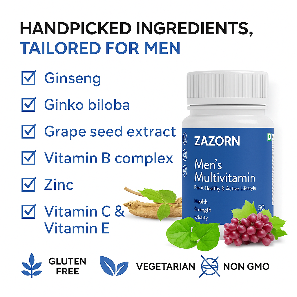 ZAZORN® Men's Vitality Blend | Boost Energy, Stamina & Strength