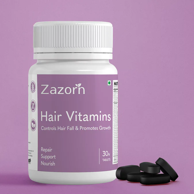 ZAZORN® Hair Vitamins | control Hair Fall & Promotes Hair Growth