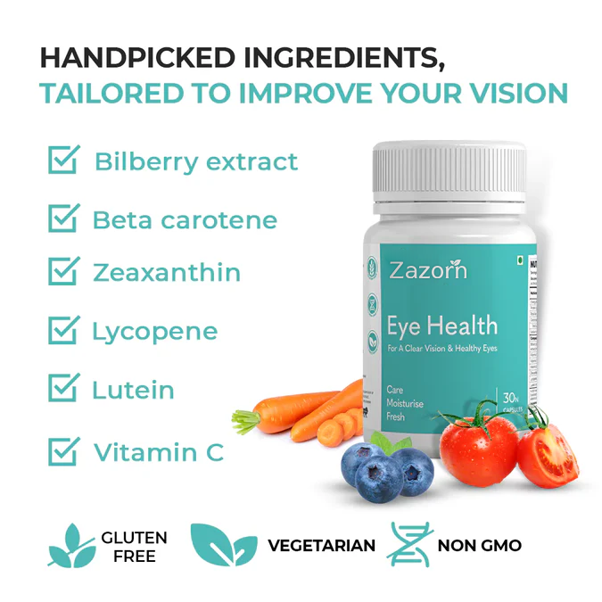 ZAZORN® Eye Supplements for Eye Health | Strengthen Your Vision & Reduce Eye Strain