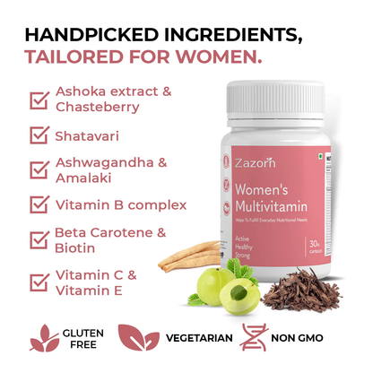 Multivitamin Tablets for Women | Energy, Immunity & Overall Health
